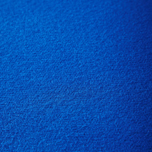 Sedia tripode in tessuto tipo feltro, blu