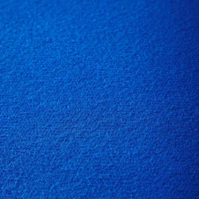 Sedia tripode in tessuto tipo feltro, blu