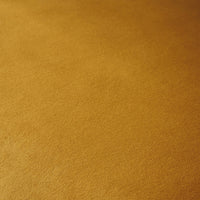 Poltrona tripode in velluto, mostarda