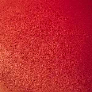 Poltrona tripode in velluto, arancione