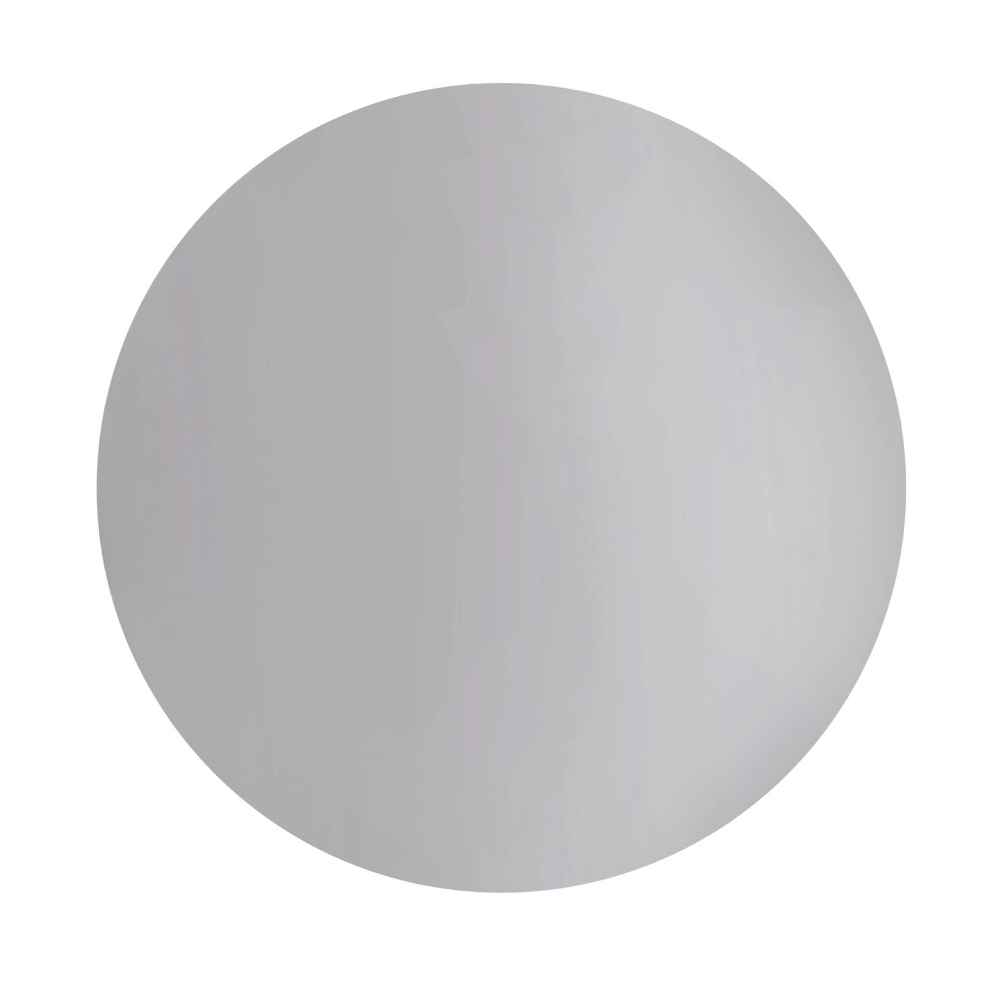 Tavolino da salotto in acciaio smaltato cromato, 41cm, grigio perlato