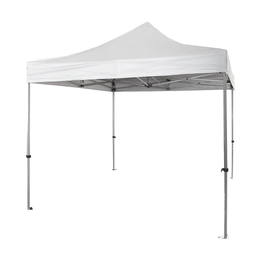 Gazebo richiudibile in alluminio professionale struttura esagonale MARKET-PRO 3X3 Bianco impermeabile