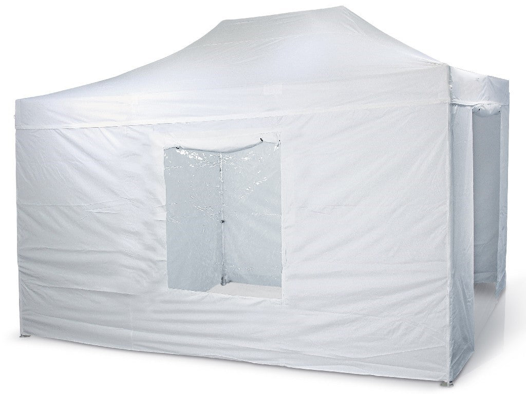 Kit 4 teli laterali di ricambio bianco per gazebo 2 X 3 richiudibile Market