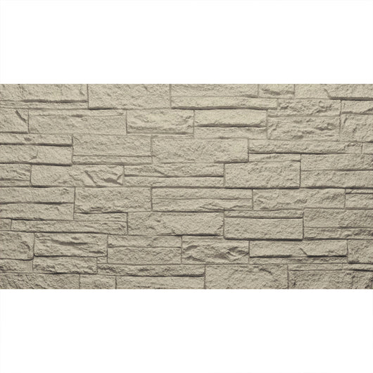 Pannello decorativo effetto pietra mattoni 3D set 12 pz 8,6 mt2 rivestimento murale in PU 120 x 60 x 2,5 Greige Tortora