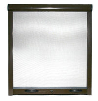 Zanzariera a rullo in kit riducibile universale per finestra verticale EASY-UP Marrone 60x150