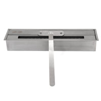 Camino a bioetanolo da terra BELLINI in legno effetto Marmo Nero Made in Italy L96 x P35 x H96