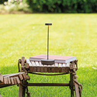 Lampada a led da tavolo Swap titanio opaco ricaricabile e dimmerabile con batteria fino a 12 ore