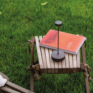 Zafferano Lampada a led da tavolo Swap Oro opaco ricaricabile e dimmerabile 2200-2700-3000K - 9h massima potenza