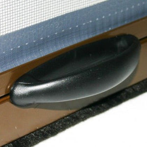 Zanzariera a rullo in kit riducibile universale per finestra verticale EASY-UP Marrone 60x150