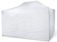 Kit 4 teli laterali di ricambio bianco per gazebo 2 X 3 richiudibile Market