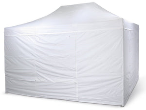 Kit 4 teli laterali di ricambio bianco per gazebo 3 X 4,5 richiudibile Market