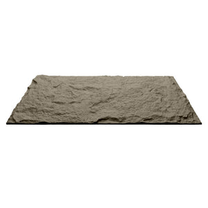 Pannello decorativo effetto roccia pietra 3D set 10 pz 7,2 mt2 rivestimento murale in PU 120 x 60 x 3 Grigio Cemento