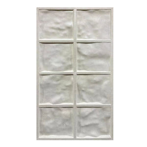 Pannello decorativo effetto roccia pietra 3D set 10 pz 7,2 mt2 rivestimento murale in PU 120 x 60 x 3 Tufo