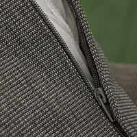 Set salottino Costa del Sol salotto in alluminio ad angolo Bianco e grigio