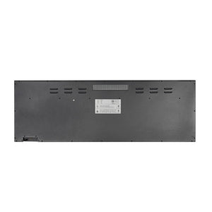 Camino elettrico da parete caminetto a incasso 3 Lati BOSTON100 L101,6 x P20 x H44