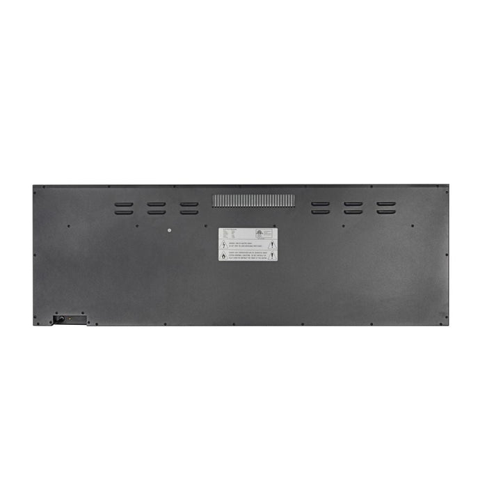 Camino elettrico da parete caminetto a incasso 3 Lati BOSTON100 L101,6 x P20 x H44