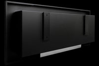 Camino a bioetanolo da parete o incasso Livorno Bianco L 90 x P 12 x H 40 con vetro