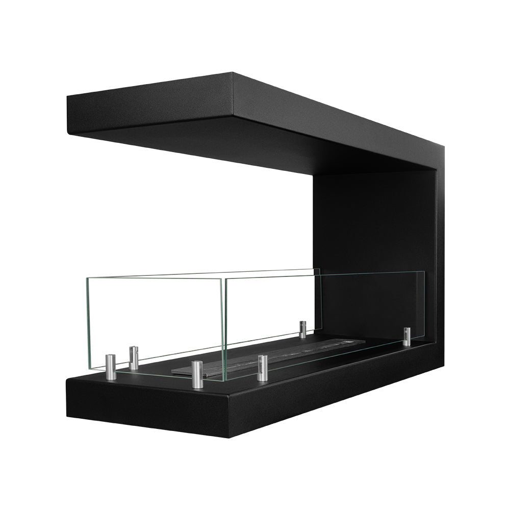 Camino a bioetanolo da incasso Trifacciale biocamino 3 Lati 90x50 MARATEA 90