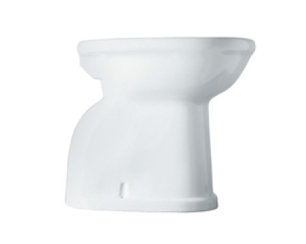 Vaso WC disabili senza apertura frontale H. 49 cm Alice Ceramica Confort scarico parete Bianco