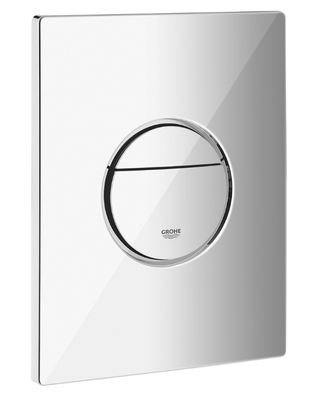 Placca di comando NOVA COSMOPOLITAN per cassetta incasso Grohe  - Cromo