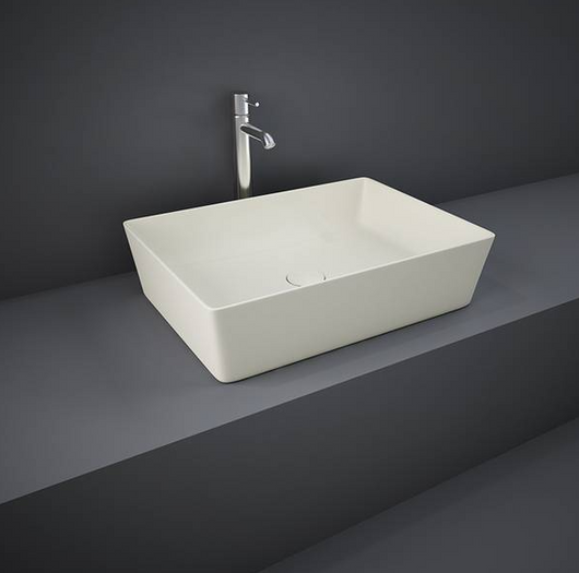 Lavabo rettangolare Rak Ceramics Feeling Beige Matt