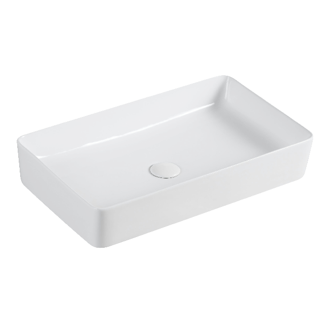 Lavabo appoggio 61x35 cm LA51 Bianco