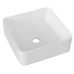 Lavabo appoggio 39x39 cm bianco LA54