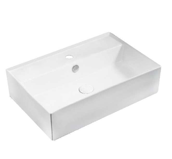 Lavabo appoggio 59.5x40 cm LA52 Bianco