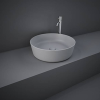 Lavabo da appoggio tondo Rak Ceramics Feeling  Grigio Matt