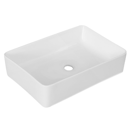 Lavabo appoggio 55x39 cm LA50 Bianco
