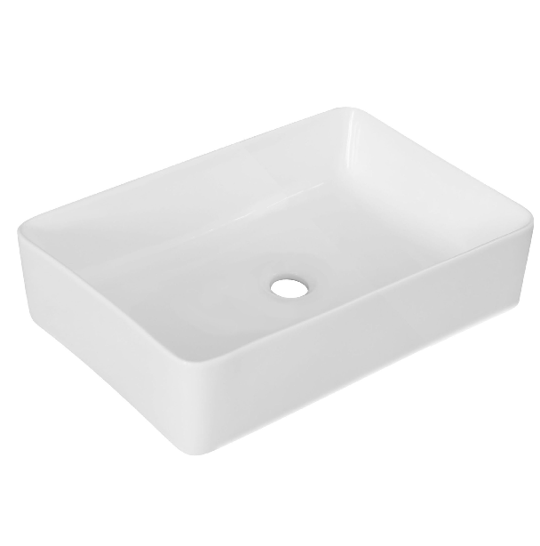 Lavabo appoggio 55x39 cm LA50 Bianco