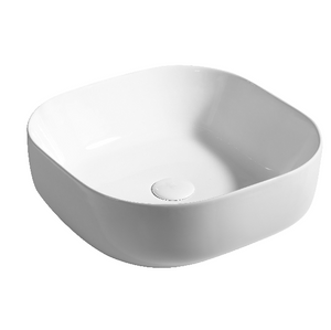 Lavabo appoggio 43x43 cm bianco LA55