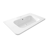 Consolle in ceramica 60 cm mod LC26 Bianco