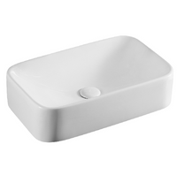 Lavabo appoggio 48.5x28.5 cm LA38 bianco