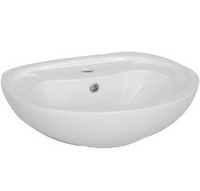 Lavabo a parete 40x50 cm bianco LP80