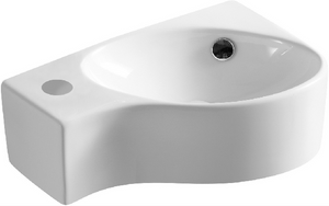 Lavabo a parete 43x28 cm LP91 bianco