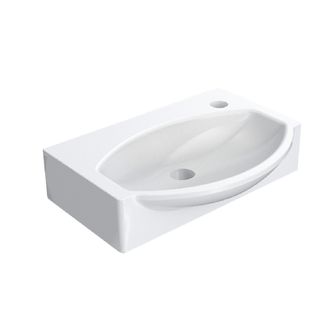 Lavabo a parete 41x30 cm mod LP96 Bianco