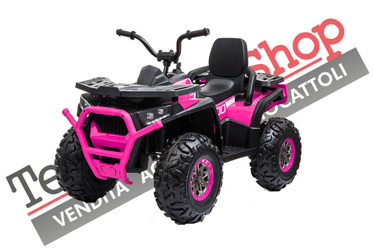 Quad Elettrico per Bambini ATV  2.0 12V  con Radiocomando-Rosa