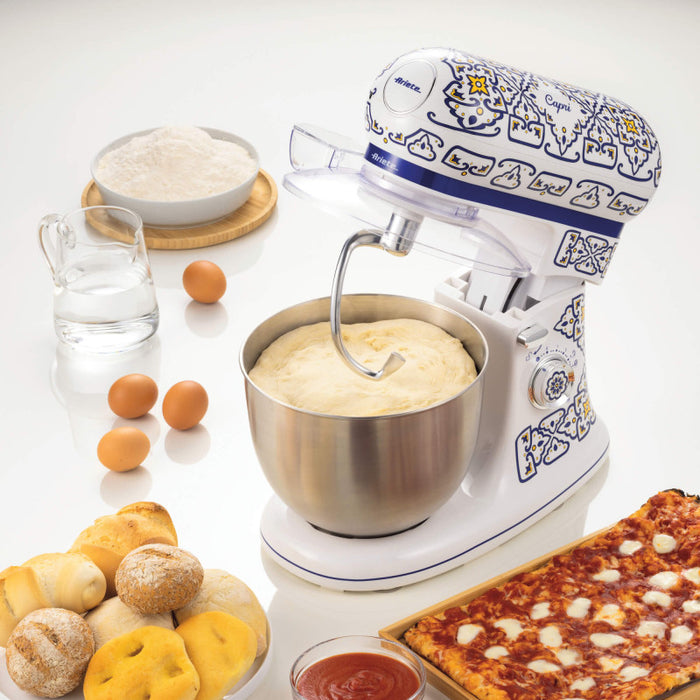 Impastatrice planetaria 2400W - 7 velocità - 5,5L - Acciaio inox