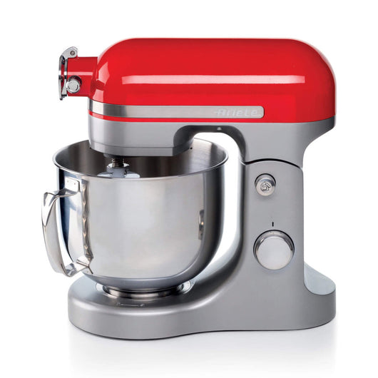 Impastatrice Planetaria Moderna - 1600W - 5,5L - 11 Velocità - 3 Accessori - Rosso