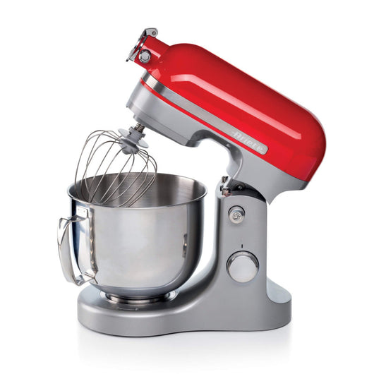 Impastatrice Planetaria Moderna - 1600W - 5,5L - 11 Velocità - 3 Accessori - Rosso