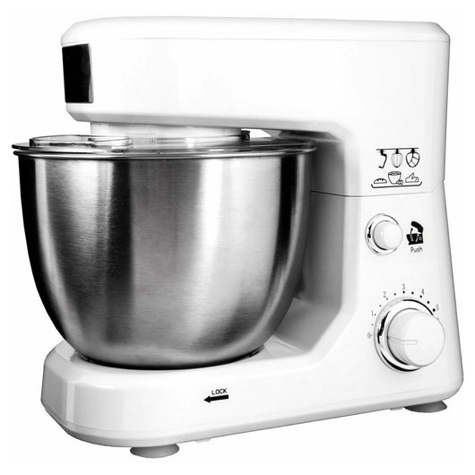 Trade Shop - Impastatrice Professionale 4lt 500w 6 Velocità Da Cucina Per Impastare Montare Miscelare -