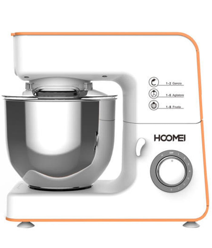 Impastatrice Professionale Robot Cucina 5,2 Lt 1200w Planetaria Hoomei Hm-6890         