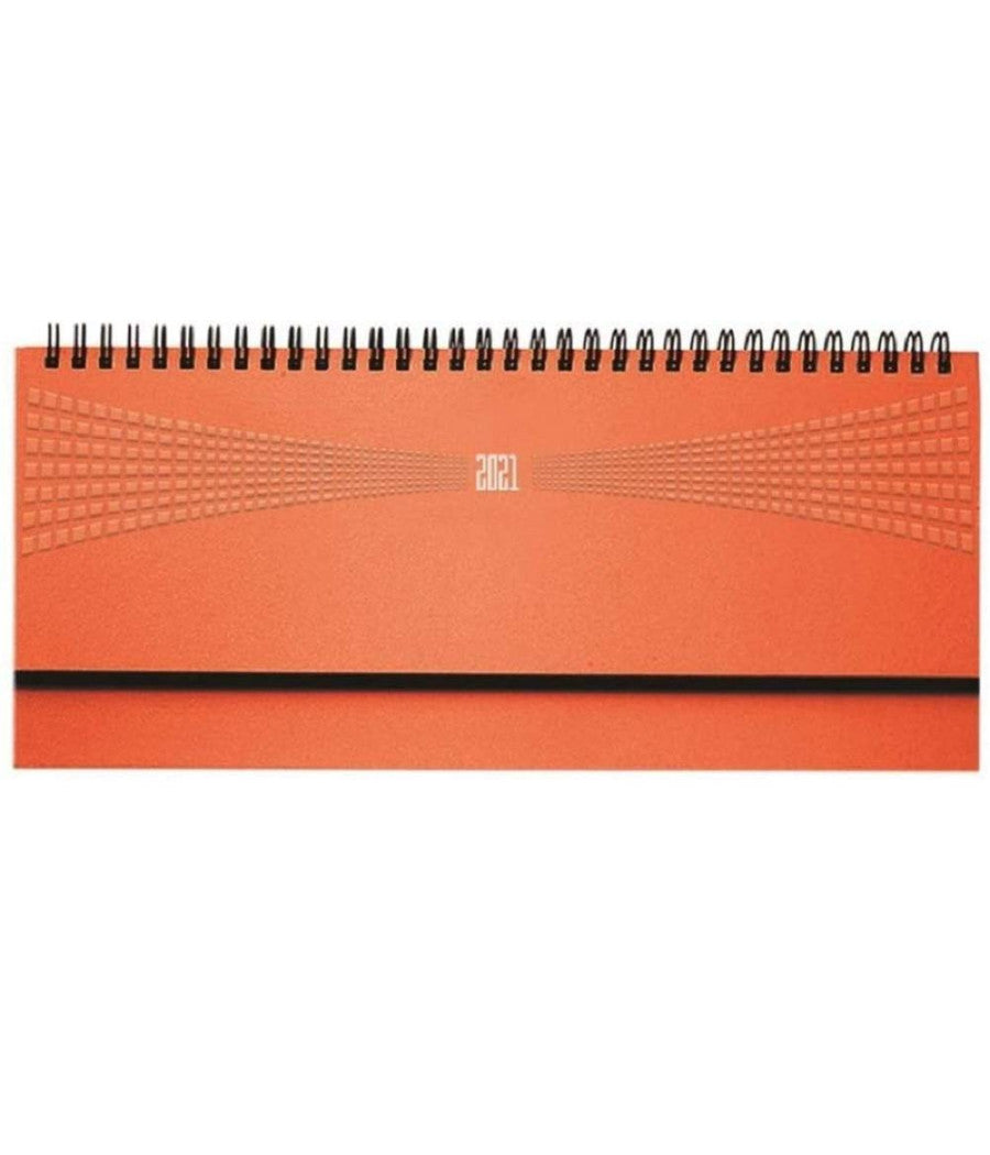 Trade Shop - In Agenda Anno Settimanale Spirale Diario 30x15cm Rigida Da Tavolo Vari Colori -