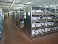 SCAFFALATURA metallica da magazzino Zincata cm. 80x80x200h