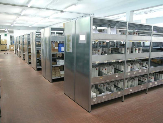 SCAFFALE METALLICO da magazzino Zincata cm. 100x80x150h