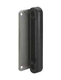 Incontro battente da avvitare  per serratura per cancelli da applicare, nero 9005 - THIRARD