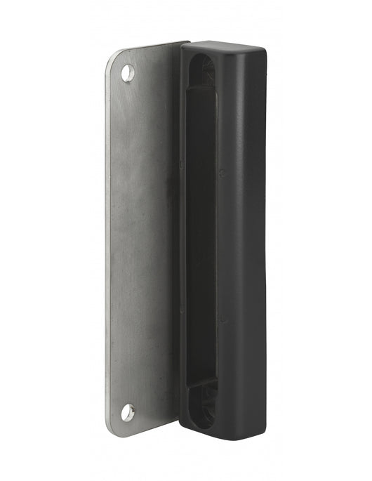 Incontro battente da avvitare per serratura per cancelli da applicare, nero rustico - THIRARD