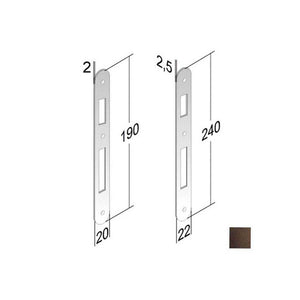 Incontro Serrature Patent Bt 8X90 Bronzato Gb