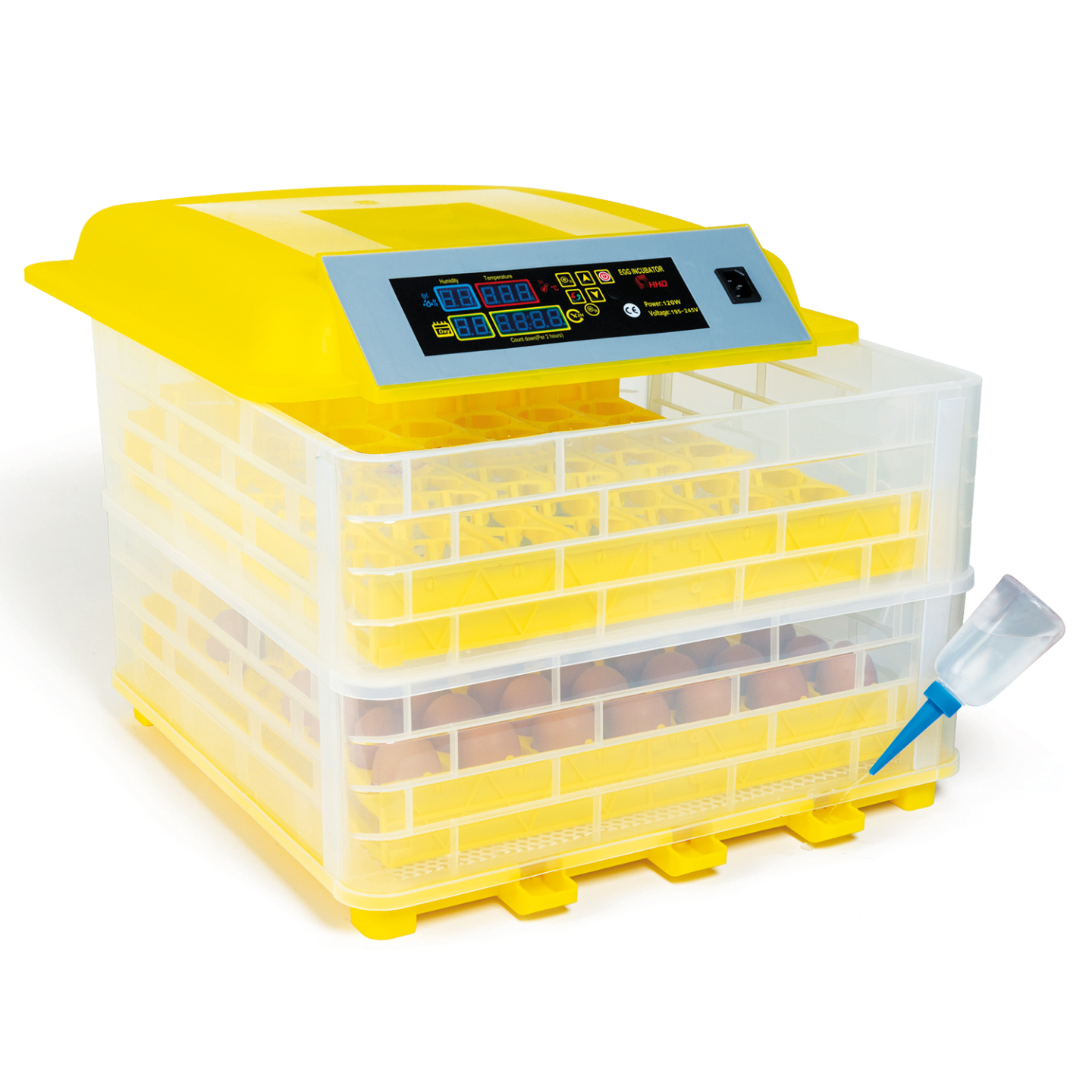 IDMarket - Incubatrice automatica per 112 uova covatrice macchina per cova artificiale incubazione uova
